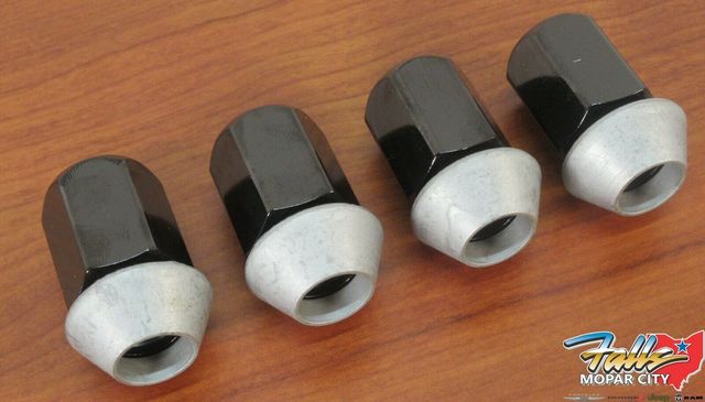 82216113AA - Exterior Accessories: Black Lug Nut Kit for Dodge: Charger Daytona, Durango | Jeep: Gladiator, Grand Cherokee, Grand Cherokee L, Grand Cherokee WK, Grand Wagoneer, Wagoneer, Wagoneer L, Wrangler | Ram: 1500, 1500 Classic, 2500, 3500 Image