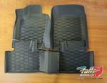 82215577AC - : 2016-2022 Jeep Grand Cherokee WK OLD BODY STYLE Rubber Slush Mats Floor Mats Front &amp; Rear Mopar for Jeep: Grand Cherokee, Grand Cherokee WK Image