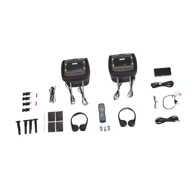 23139997 - Electronics: Rear-Seat Entertainment System with DVD Player in Ebony Leather for GM Image