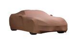 23142882 - : Premium Indoor Car Cover in Kalahari with Embossed Crossed Flags Logos for Chevrolet: Corvette Image