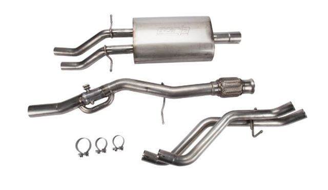 19303346 - Exterior: 14-17 Borla(R) 6.2L Dual Side Exit Cat-Back Exhaust System, Crew Cab Standard Box for GM Image