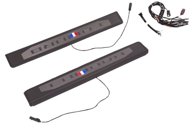 84127636 - Exterior: Illuminated Door Sill Plates - Convertible for GM Image