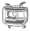 84180592 - : Headlamp Assembly for GMC: Sierra 2500 HD, Sierra 3500 HD Image