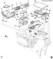 84500304 - Body: Armrest Assembly for GM Image