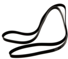 12626222 - : Serpentine Belt for Cadillac: Escalade, Escalade ESV, Escalade EXT | Chevrolet: Avalanche, Colorado, Express 1500, Express 2500, Express 3500, Silverado 1500, Silverado 2500 HD, Silverado 3500 HD, Suburban 1500, Suburban 2500, Tahoe, Trailblazer | GMC: Canyon, Savana 1500, Savana 2500, Savana 3500, Sierra 1500, Sierra 2500 HD, Sierra 3500 HD, Yukon, Yukon XL 1500, Yukon XL 2500 | Hummer: H2, H3, H3T Image
