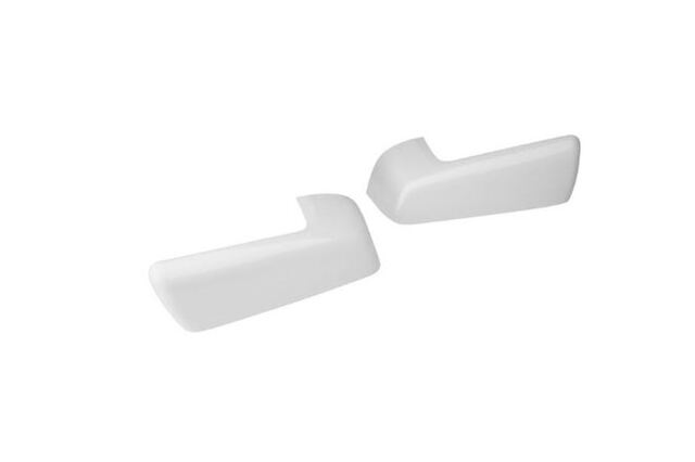 84612941 - Exterior: Outside Rear-View Mirror Cover Kit - Summit White for Chevrolet: Silverado 1500, Silverado 1500 LTD | GMC: Sierra 1500, Sierra 1500 Limited Image