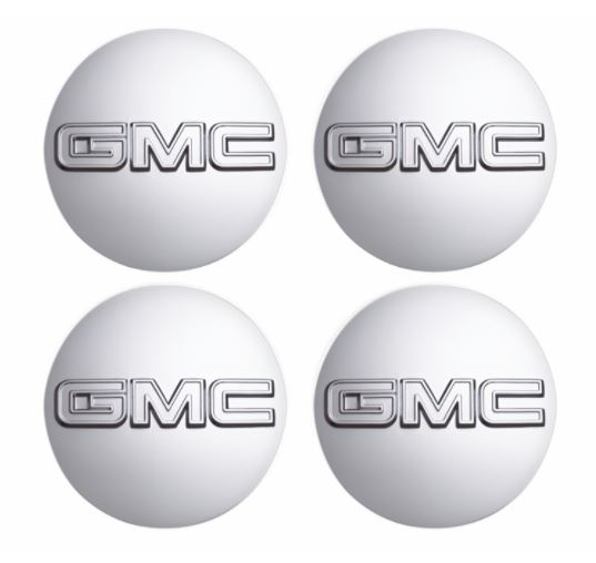 19301603 - Wheels: Wheel Center Caps, Chrome, Chrome Gmc Logo for GMC: Sierra 1500, Sierra 1500 Limited, Sierra 2500 HD, Sierra 3500 HD, Yukon, Yukon XL Image