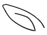 7346000039 - : TUBE.25"ID HS W/ADHESIVE for JERRDAN Image