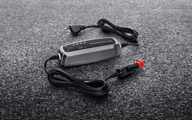95804490171 - Exterior: Porsche Charge-O-Mat II Battery Charger for Porsche: 718 Boxster, 911, Boxster, Cayenne, Cayman, Panamera Image