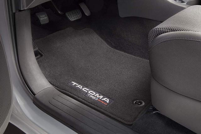 PT2063515620 - Interior: Genuine Toyota 2015 Tacoma Double Cab TRD PRO Carpet Floor Mats Set Of Four Black for Toyota: Tacoma Image