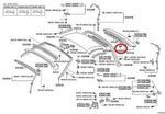 6329714020 - : Genuine Toyota 1993-1998 Supra MK4 Targa Top/Removable Roof Cap for Toyota Image