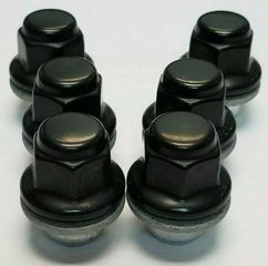                                     Genuine Toyota Black Lug Nuts Set of (6) Multiple Vehicles
                                