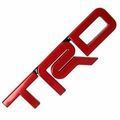 PT4133512002 - : Genuine Toyota Red Metal TRD Badge/Emblem 4RUNNER Tacoma Tundra FJ Cruiser for Toyota Image