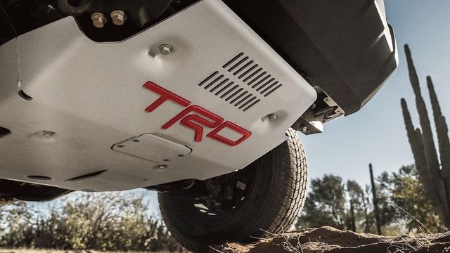 PTR6035190 - Exterior: Genuine Toyota 2016-2022 Tacoma TRD OFF ROAD TRD PRO Front Skid Plate for Toyota: Tacoma Image