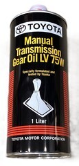 Genuine Toyota Manual Transmission Gear Oil LV 75W &ndash; 1 Liter