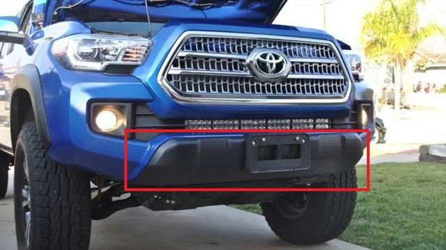 53911-04210 - Genuine Toyota Tacoma Lower Front Bumper Valance Panel ...
