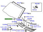 9046707195 - Body: Retainer for Toyota Image