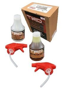 PTR4300088 - Performance: TRD Air Filter Cleaning Kit for Scion: tC, xB, xD | Toyota: 4Runner, 86, Avalon, C-HR, Camry, Celica, Corolla, Corolla iM, Echo, FJ Cruiser, Highlander, Land Cruiser, Matrix, MR2 Spyder, Prius, Prius C, RAV4, Sequoia, Sienna, Solara, Tacoma, Tundra, Venza, Yaris Image