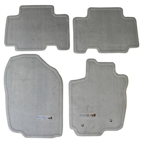 PT2084205131 - Interior: Genuine Toyota 2006-2012 Rav4 Ash Gray Carpet Floor Mats Set for Toyota: RAV4 Image