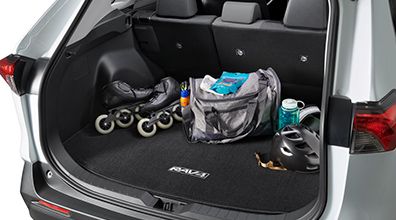 PT9264219720 - Interior: Genuine Toyota 2021 + Rav4 Carpet Cargo Liner/Mat (without Subwoofer) for Toyota Image