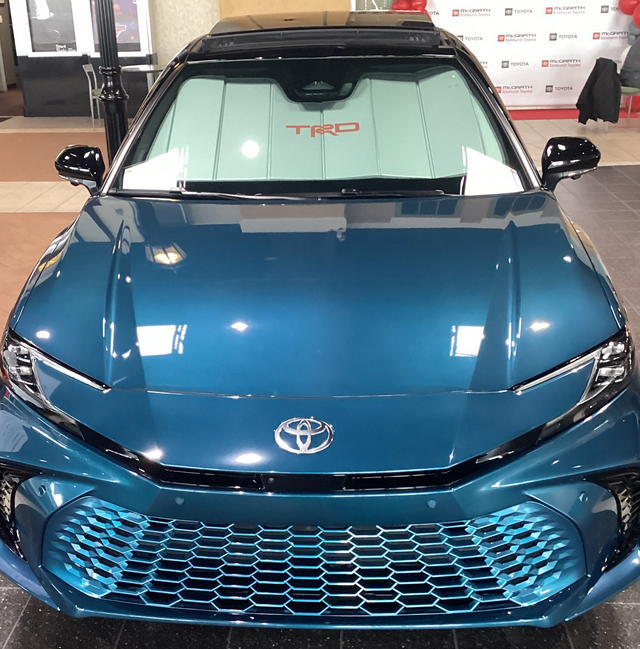 PTQ24-03230 - Genuine Toyota Camry TRD Windshield Sun Shade