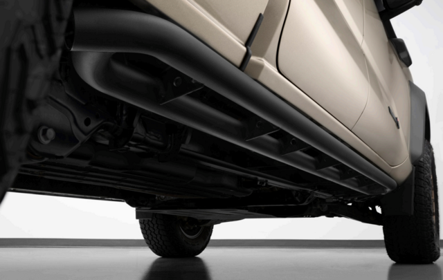 PT73835242 - Exterior: Genuine OEM Toyota 2024+ Tacoma Rock Rail - Left Side, D-Crew Cab, Short Bed for Toyota: Tacoma Image