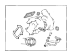 417574030 - : Genuine Toyota (1990-1993 Celica) (1991-1995 MR2) 3SGTE Turbo Gasket Kit for Toyota: Celica, MR2 Image