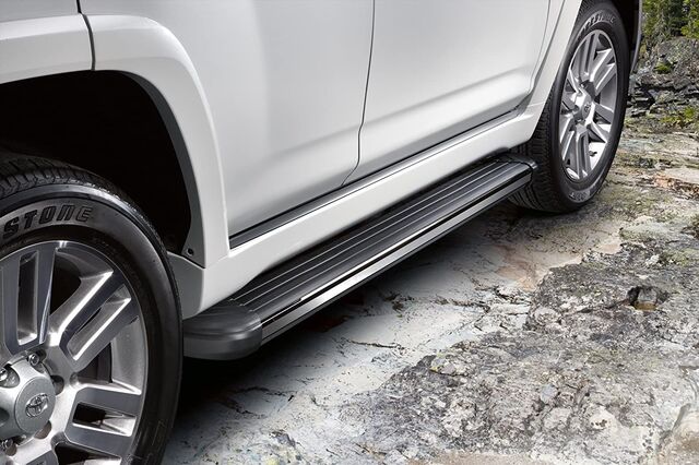 PT92589110 - Exterior: Genuine Toyota 4Runner Running Boards With Chrome Detail for Toyota: 4Runner Image