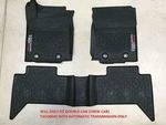 PT9083520002 - : Genuine Toyota 2016-2023 Tacoma TRD PRO All Weather Rubber Floor Liners/Mats for Toyota Image