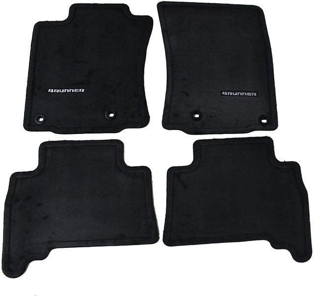 PT2088919020 - Interior: Genuine Toyota 2014-2024 4Runner Black Carpet Floor Mats for Toyota: 4Runner Image
