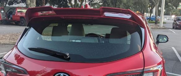 2019-2025 Toyota Corolla Genuine Toyota Corolla Cross Spoiler