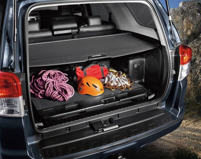 PT31189120 - Cargo Management: Genuine Toyota 4Runner Black Retractable Cargo Cover for Toyota: 4Runner Image