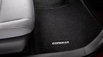 PT2060220201 - : Genuine Toyota 2020 &amp; Newer Corolla Black Carpet Floor Mats for Toyota Image