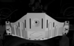 PT22835245 - : Genuine Toyota 2024 + Tacoma Rear Differential Skid Plate (Non-Hybrid) for Toyota Image
