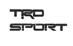 PT4130C18002 - Body: Exterior Emblem Overlay, TRD Sport, Black for Toyota Image