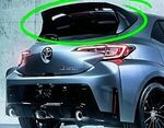 PT9381223002 - : Genuine Toyota GR Corolla Circuit Edition Black Rear Spoiler for Toyota Image