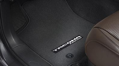 PT2063508202 - Interior: Genuine Toyota Tacoma Limited Black Carpet Floor Mats Set for Toyota Image