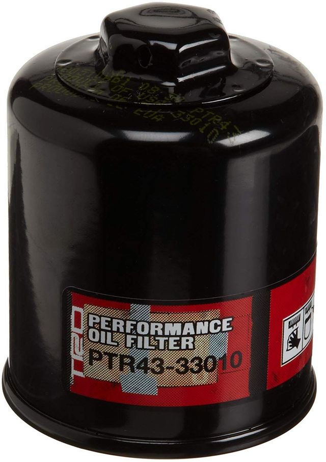 PTR4333010 - Performance: Genuine Toyota Camry Celica Corolla Matrix MR2 TRD Oil Filter for Scion: xB | Toyota: Camry, Celica, Corolla, Corolla iM, Highlander, Matrix, MR2 Spyder, Prius, Prius C, RAV4, RAV4 Prime, Solara, Yaris Image