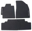 PT90848G0002 - : Genuine Toyota 2008-2013 Toyota Highlander Black Rubber All Weather Floor Mats for Toyota: Highlander Image
