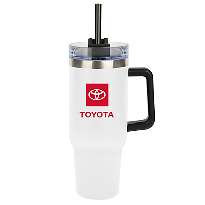 その他 TLV n89a TO062210 - 40 oz. Toyota Logo Stainless Steel Tumbler - White