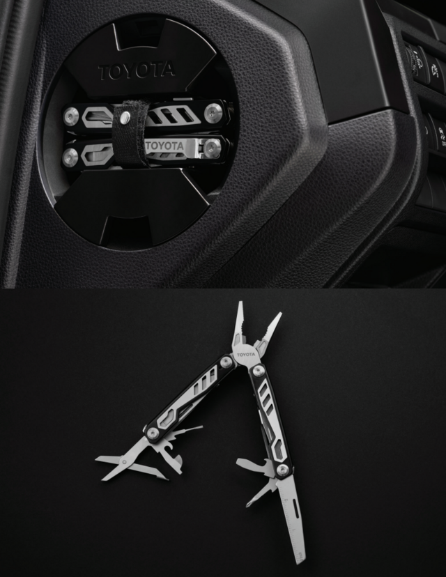 PT42035240 - Interior: Genuine Toyota 4Runner &amp; Tacoma Dash Side Storage Multi Tool for Toyota Image