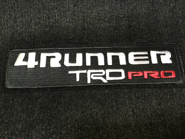 PT2088919120 - Interior: Genuine Toyota 4Runner TRD PRO Black Carpet Floor Mats Set for Toyota Image