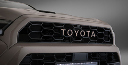 Genuine Toyota 2025+ 4Runner TRD PRO & TRAILHUNTER Grill Letter