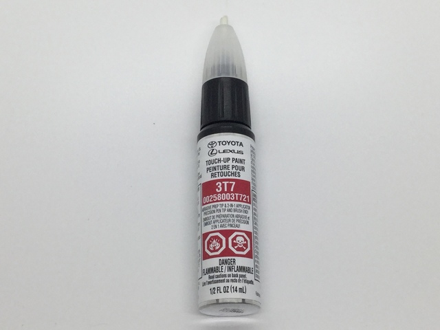 00258-003T7-21 - Genuine Toyota Touch-Up 3T7 Paint Hypersonic Red Top C ...