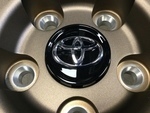 PT90418220G2 - Wheels: Wheel Center Cap, Gloss Black for Toyota Image