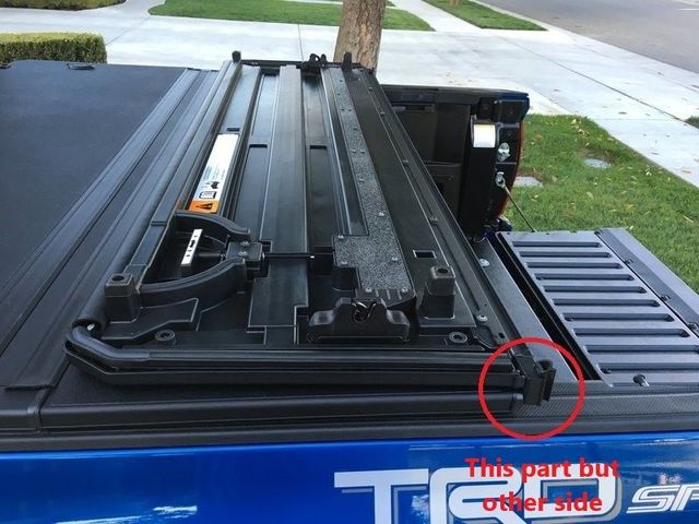 Genuine Toyota Tacoma Right Rear Tonneau Cover Hinge End Cap