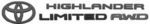 PT9484820602 - Exterior: Blackout Emblem Overlays - Limited/AWD Model for Toyota Image