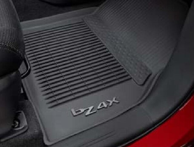 PT9084223002 - Interior: Genuine Toyota bZ4X Black Rubber All Weather Floor Liners/Mats for Toyota Image