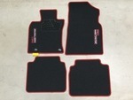 PT2060719602 - Interior: Genuine Toyota 2019 &amp; Newer Avalon TRD Carpet Floor Mats Black w/Red for Toyota: Avalon Image