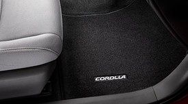 PT2060220201 - Interior: Genuine Toyota 2020 &amp; Newer Corolla Black Carpet Floor Mats for Toyota: Corolla Image